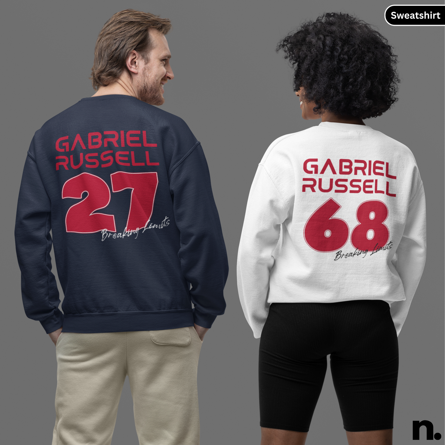 Personalized Racing Jersey Sweatshirt