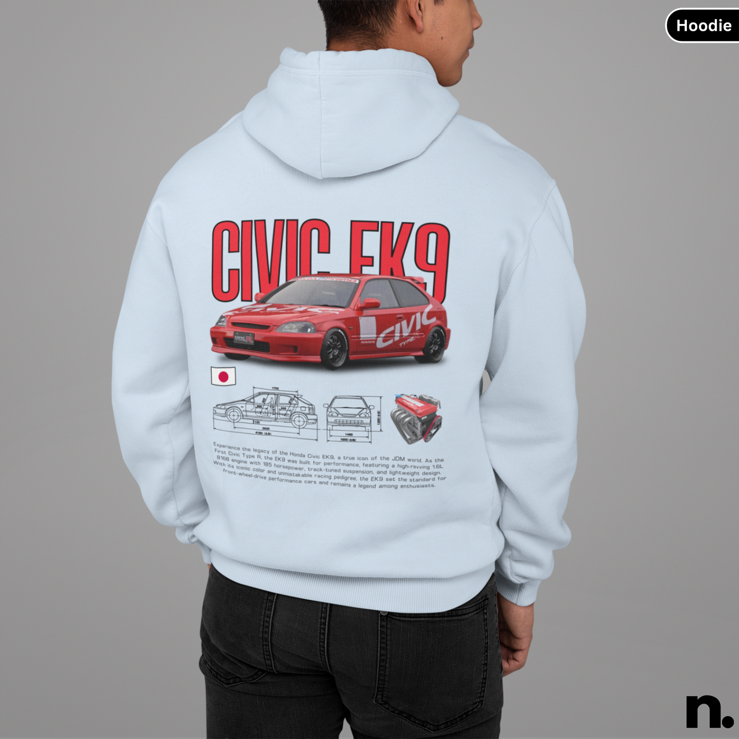 Ek9 Poster Style Hoodie