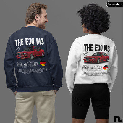 E30 M3 Poster Style Sweatshirt