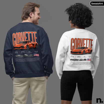 C8 Z06 Poster Style Unisex Sweatshirt