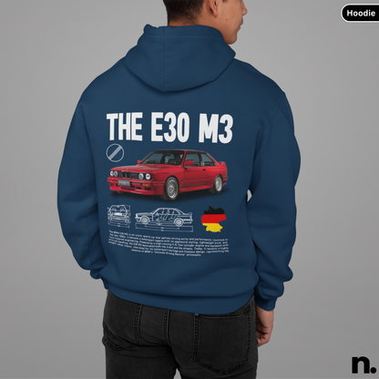 E30 M3 Poster Style Hoodie