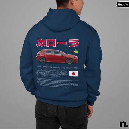 JDM GR Corolla Poster Style Hoodie