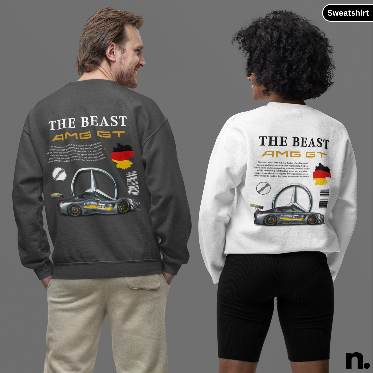 Beast AMG GT Poster Style Sweatshirt