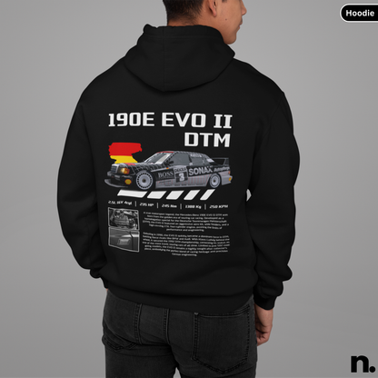 DTM 190E EVO II Poster Style Hoodie