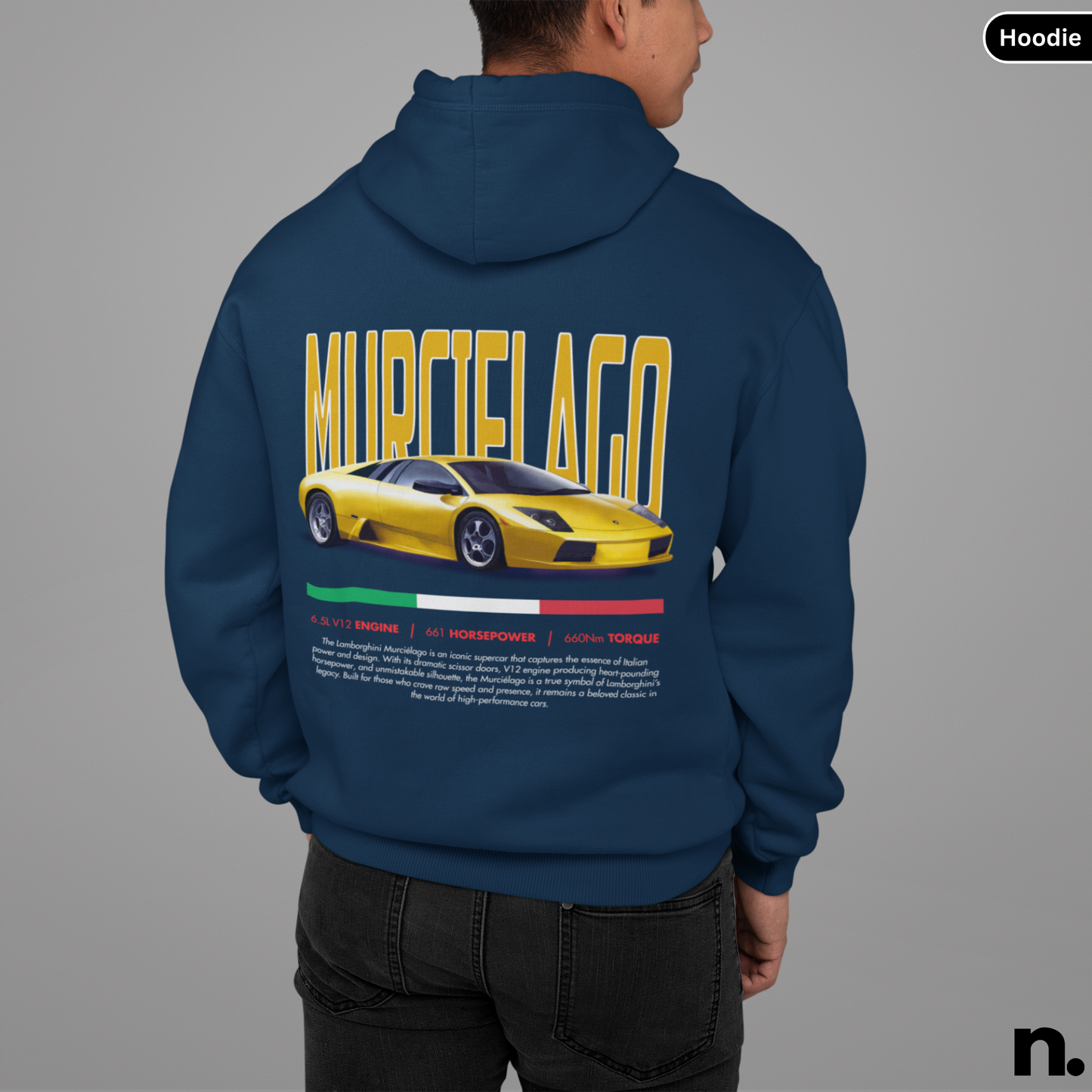 Lambo Murci Poster Style Hoodie