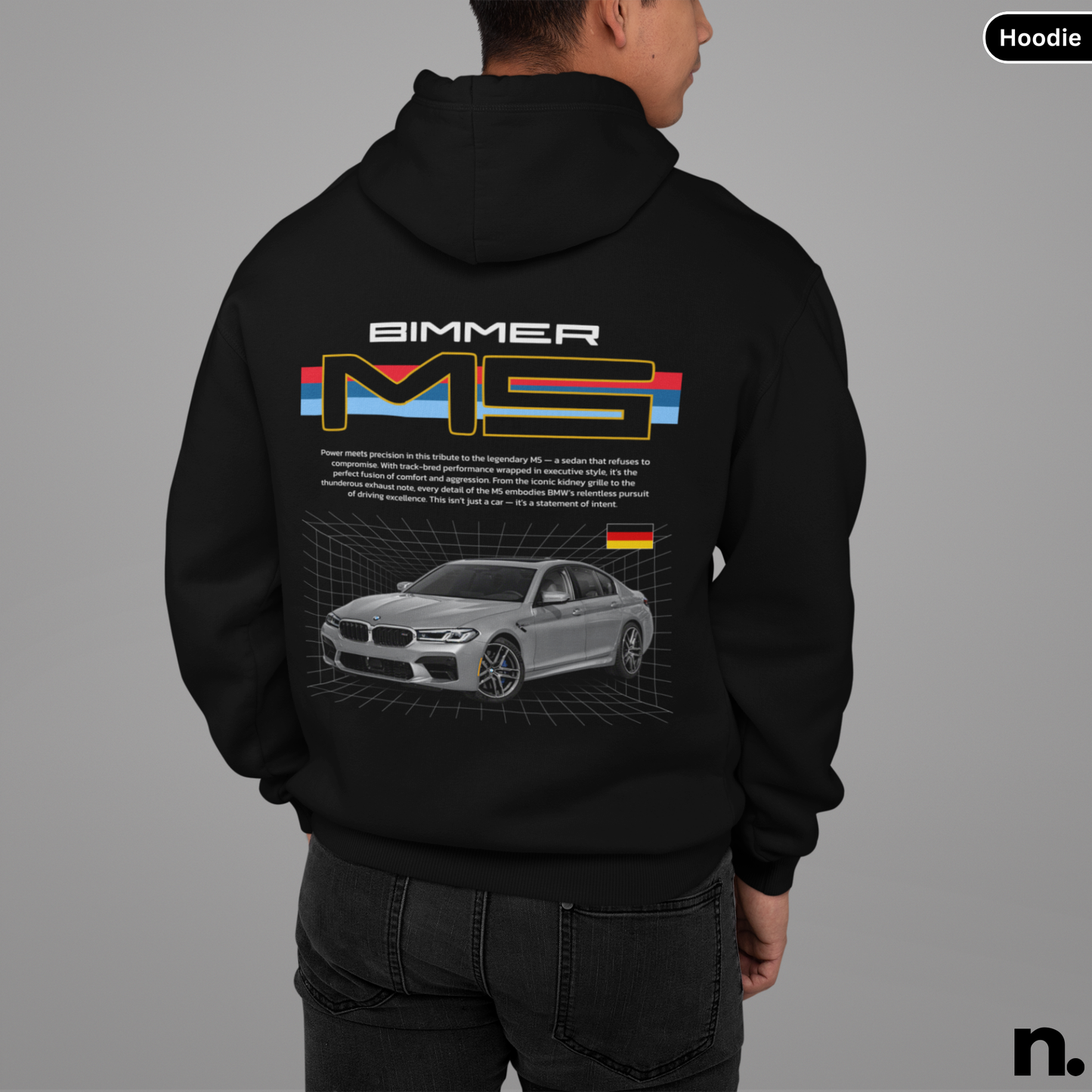 Bimmer M5 Poster Style Hoodie