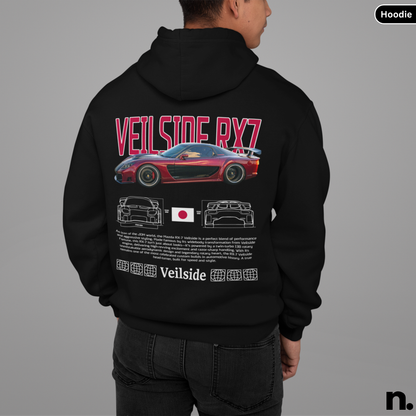 Veilside RX7 Poster Style Hoodie