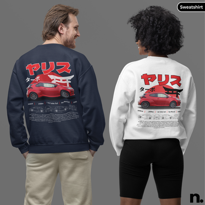 JDM GR Yaris Poster Style Sweatshirt
