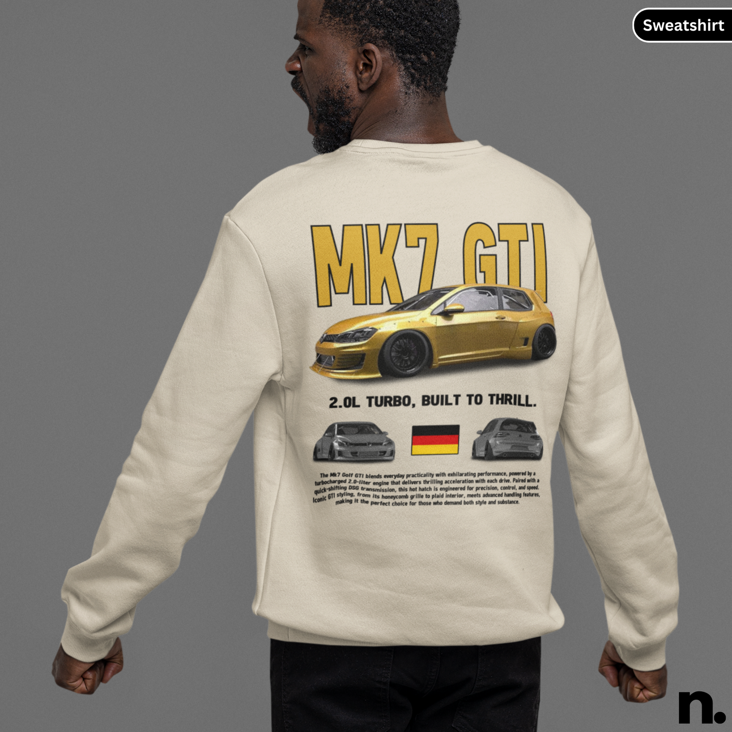 GTI MK7 Poster Style Unisex Sweatshirt