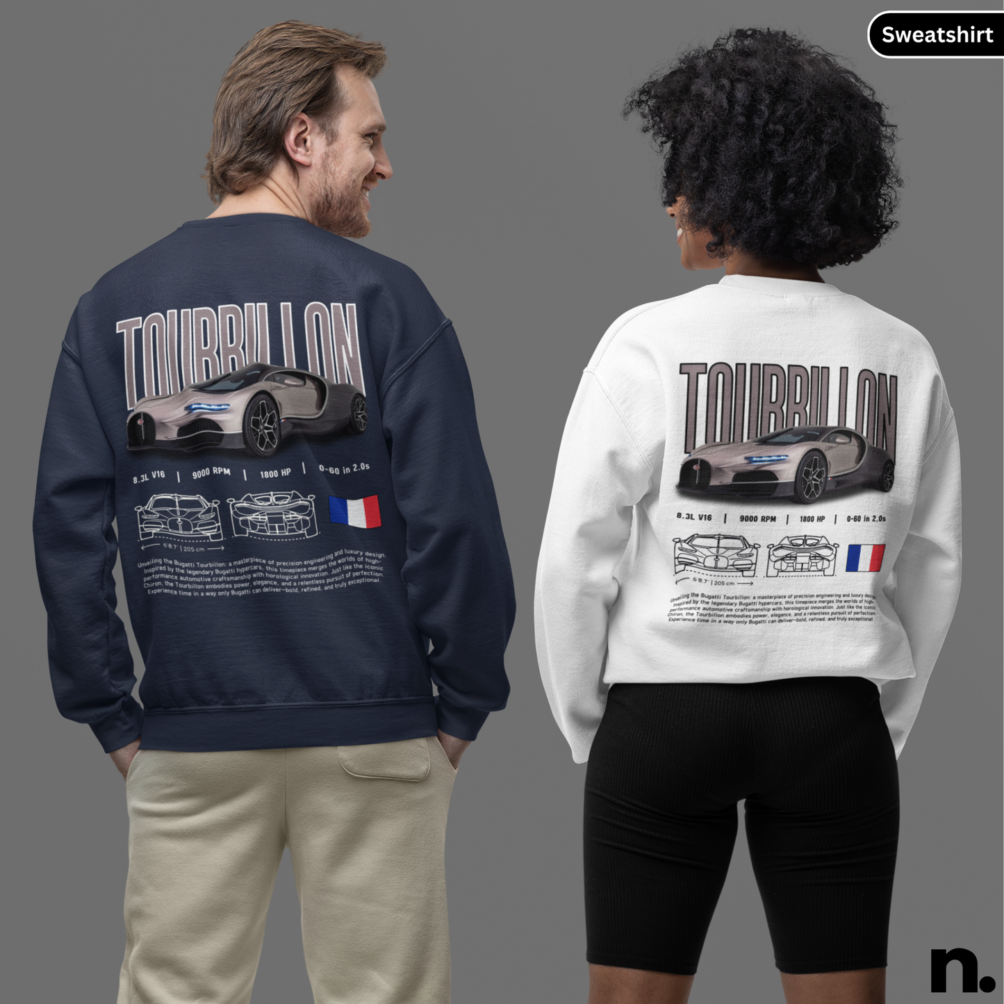 New Tourbillon Poster Style Sweatshirt
