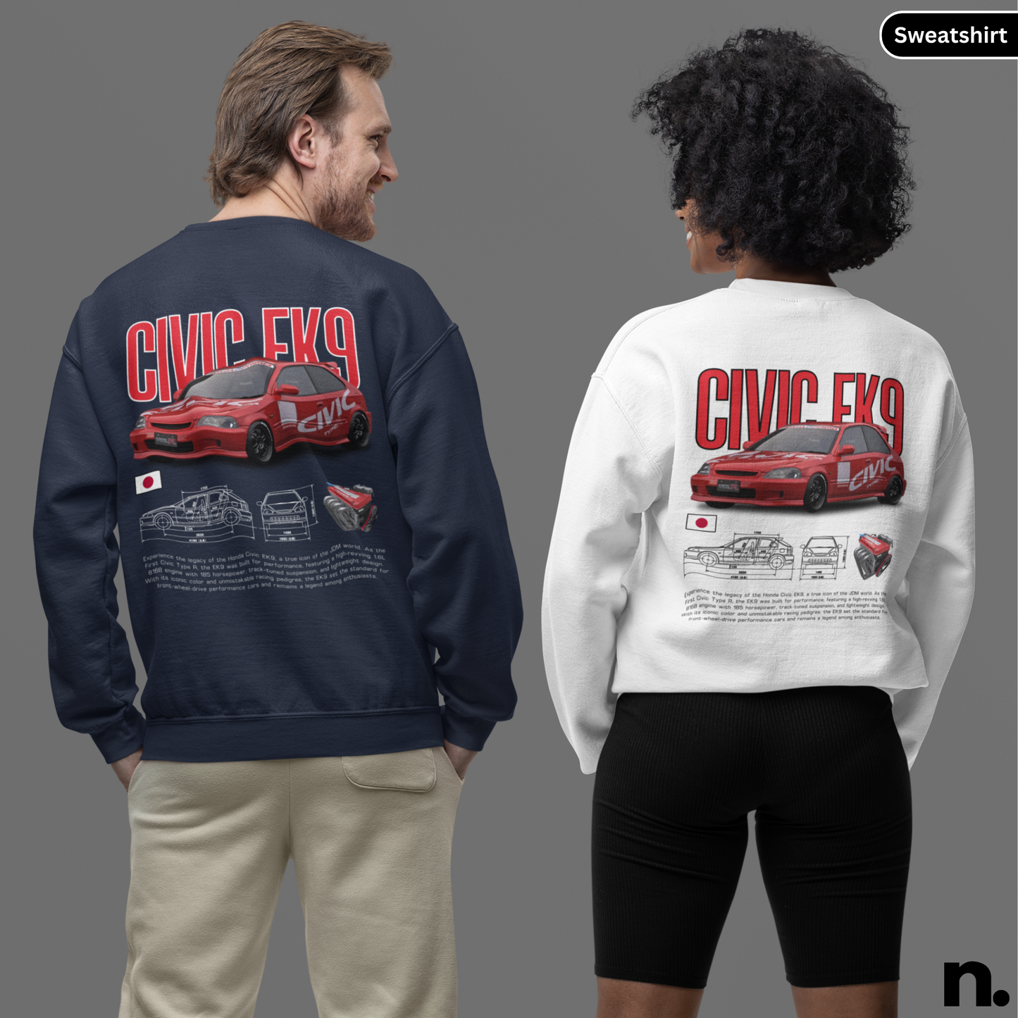 Ek9 Poster Style Sweatshirt
