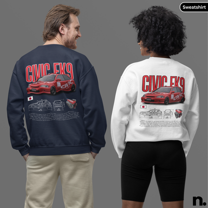 Ek9 Poster Style Sweatshirt