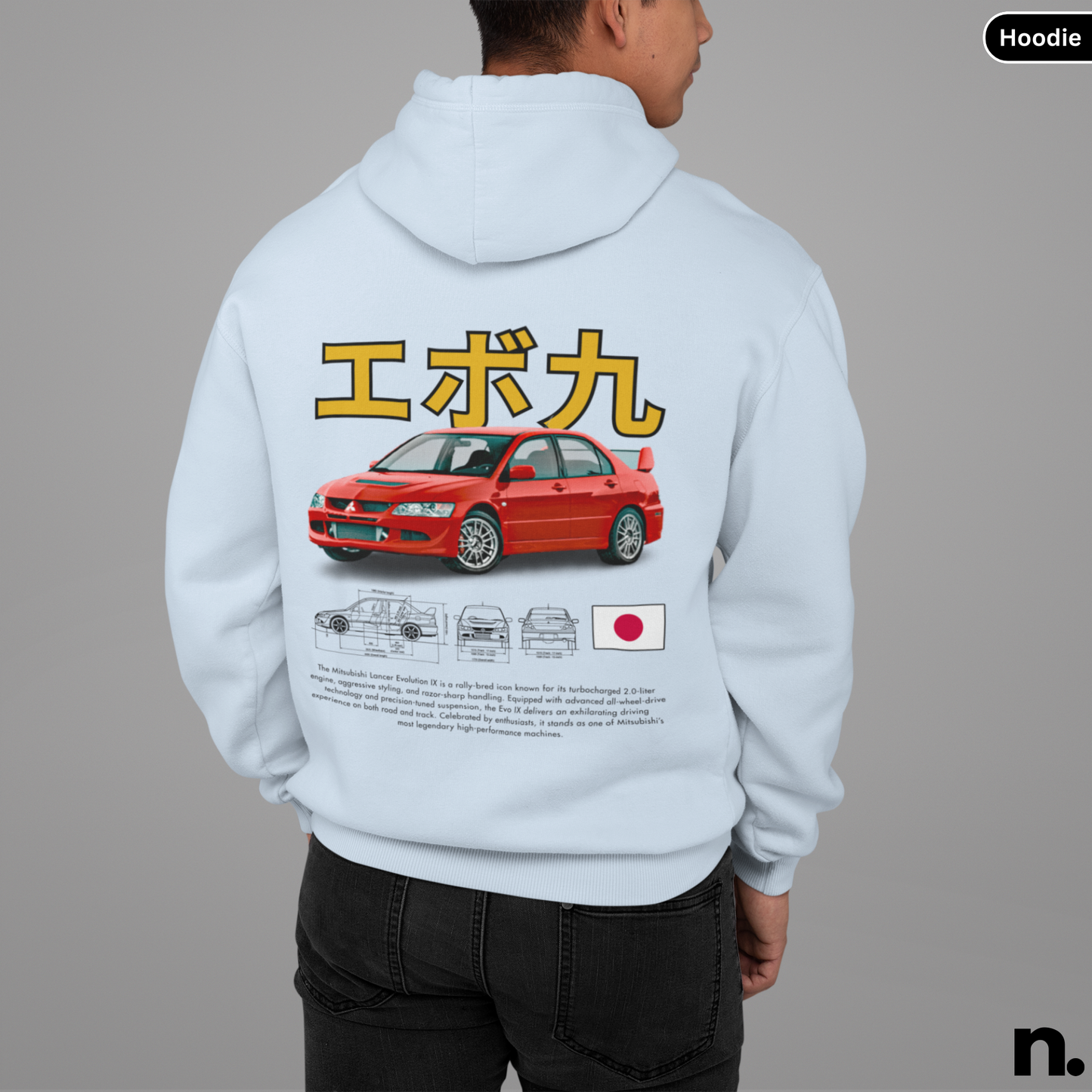 JDM Evo New Poster Style Hoodie