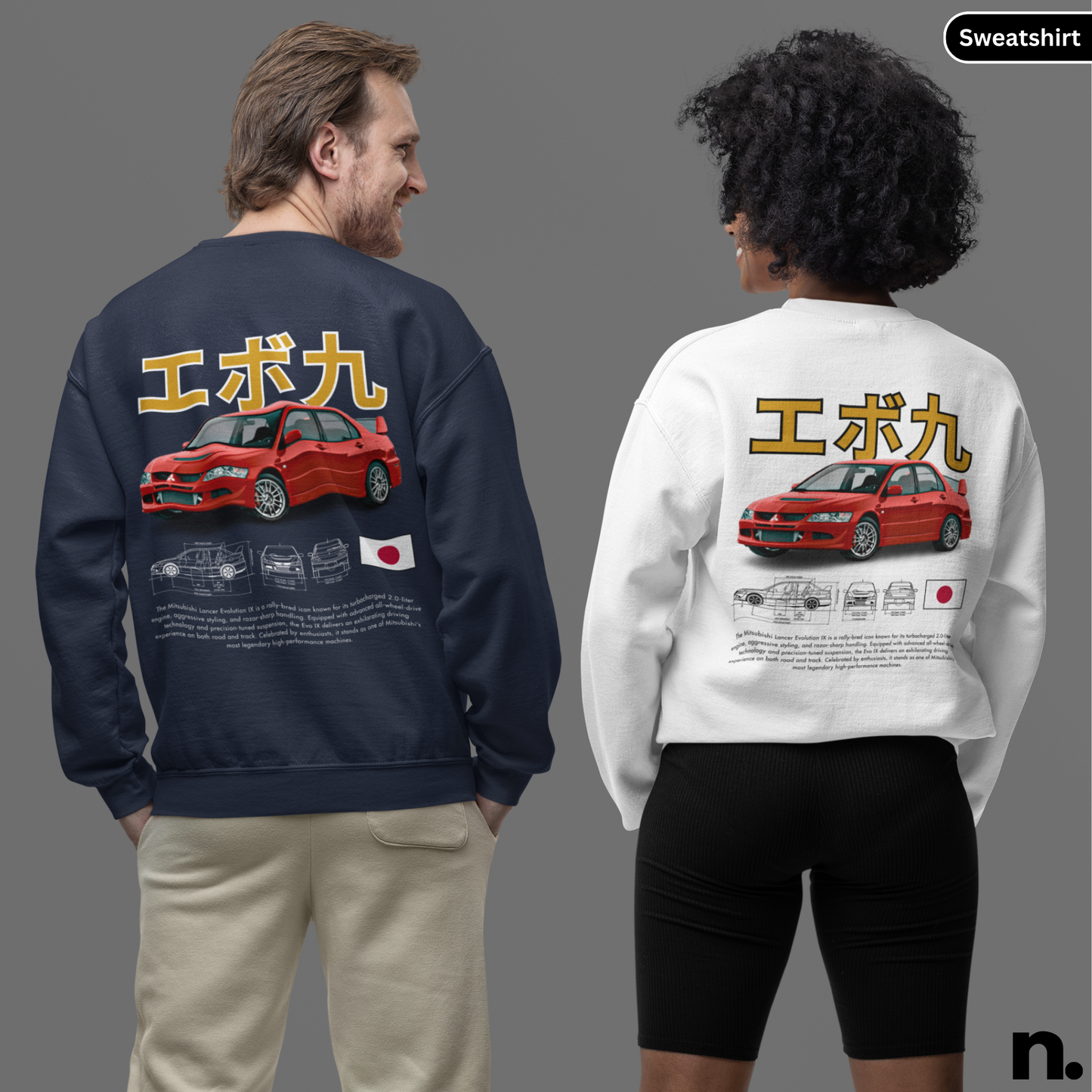 JDM Evo New Poster Style Sweatshirt