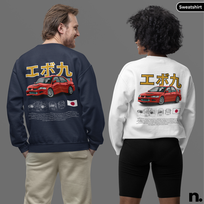 JDM Evo New Poster Style Sweatshirt
