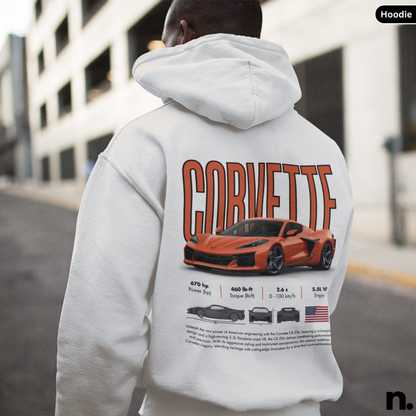 C8 Z06 Poster Style Unisex Hoodie