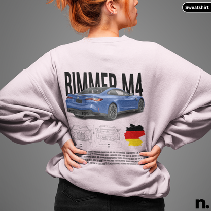 Bimmer M4 Poster Style Crewneck Sweatshirt