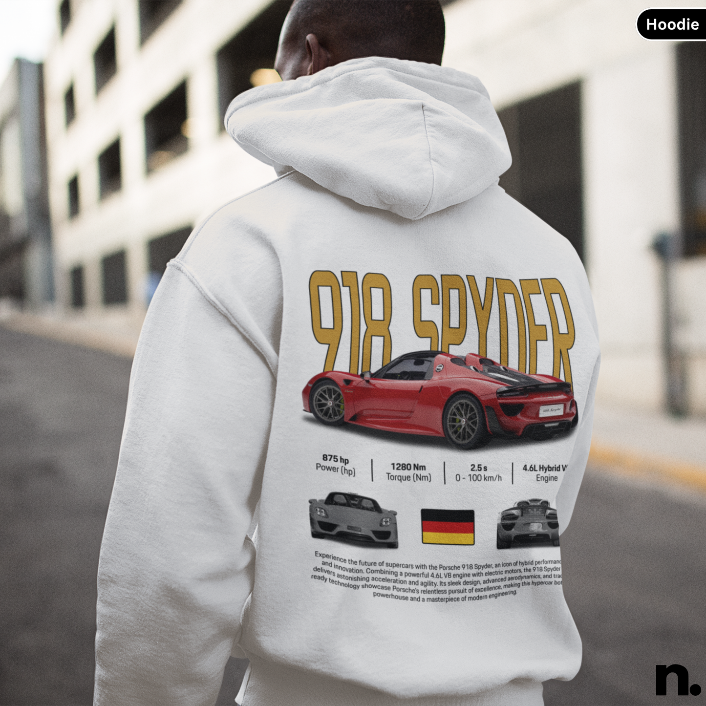 918 Spyder Poster Style Hoodie