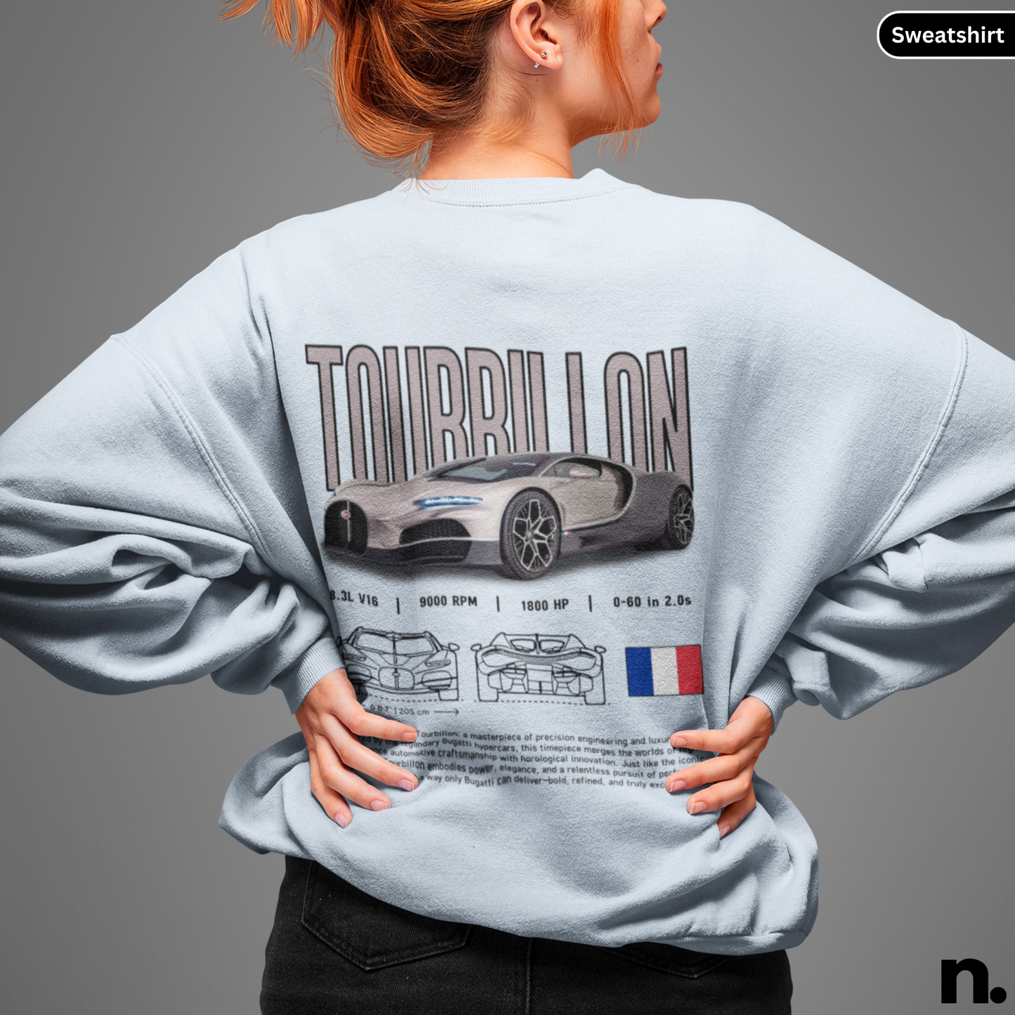 New Tourbillon Poster Style Sweatshirt