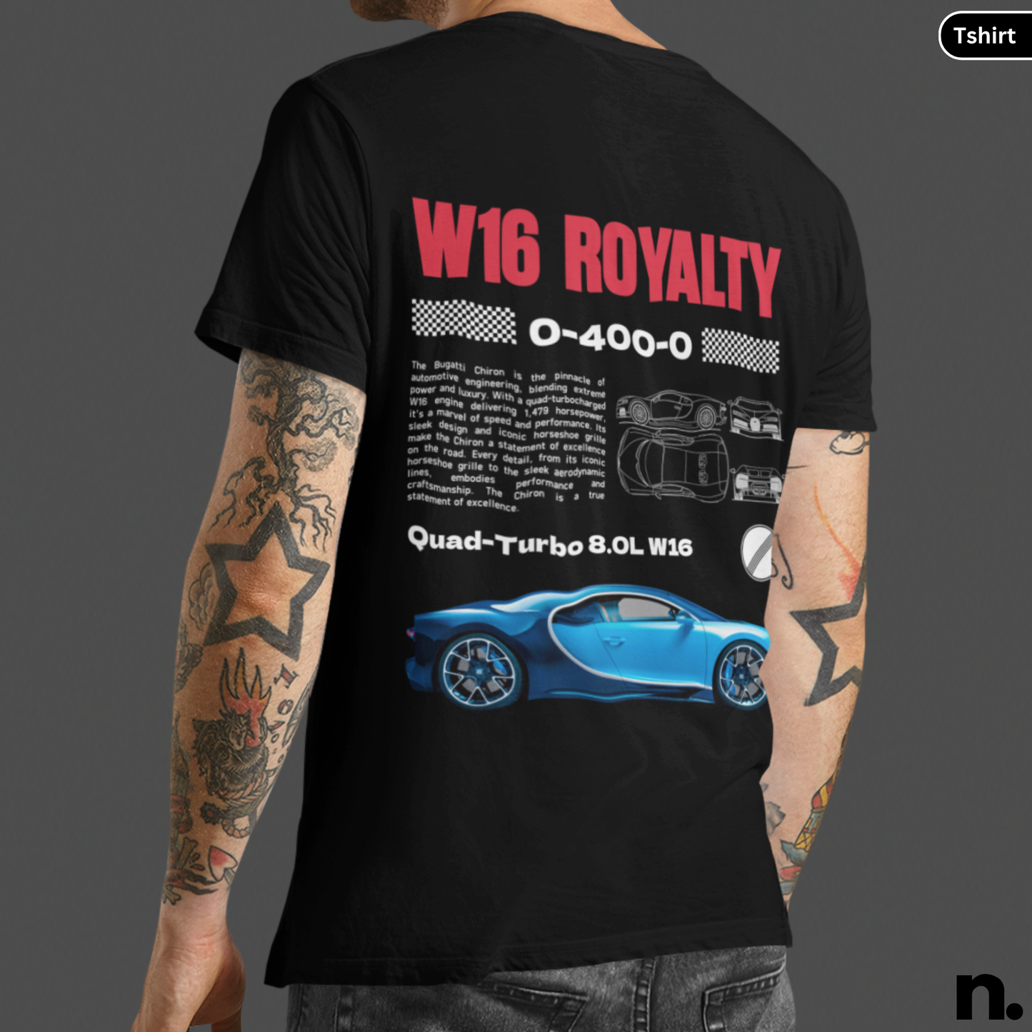 W16 Royalty Poster Style T-shirt