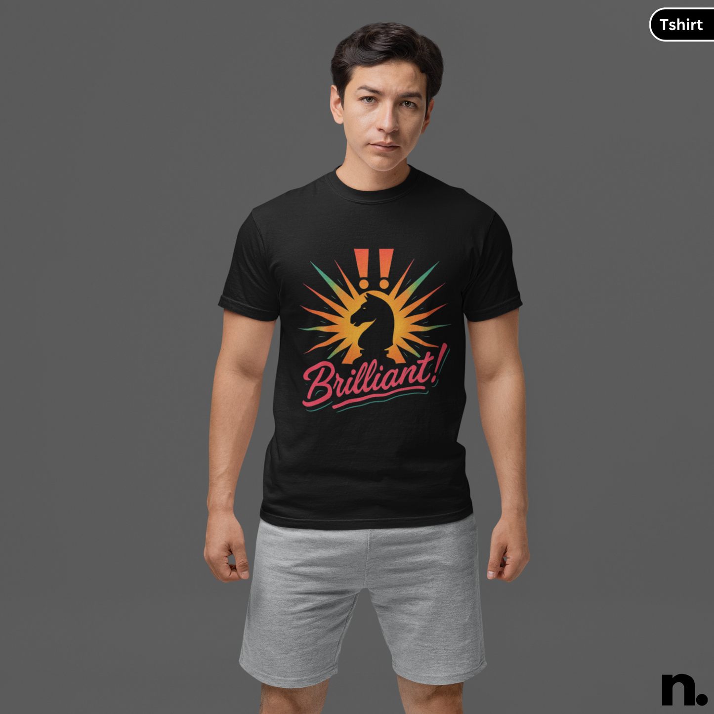 Brilliant Knight Chess Motivational Unisex Tee