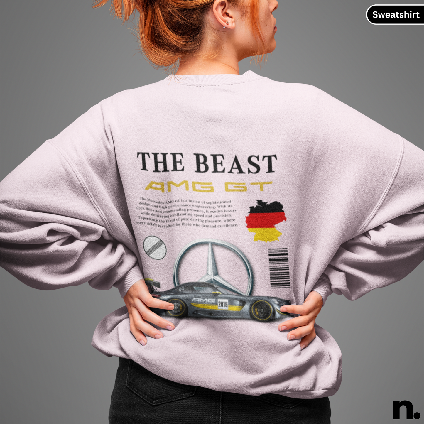 Beast AMG GT Poster Style Sweatshirt