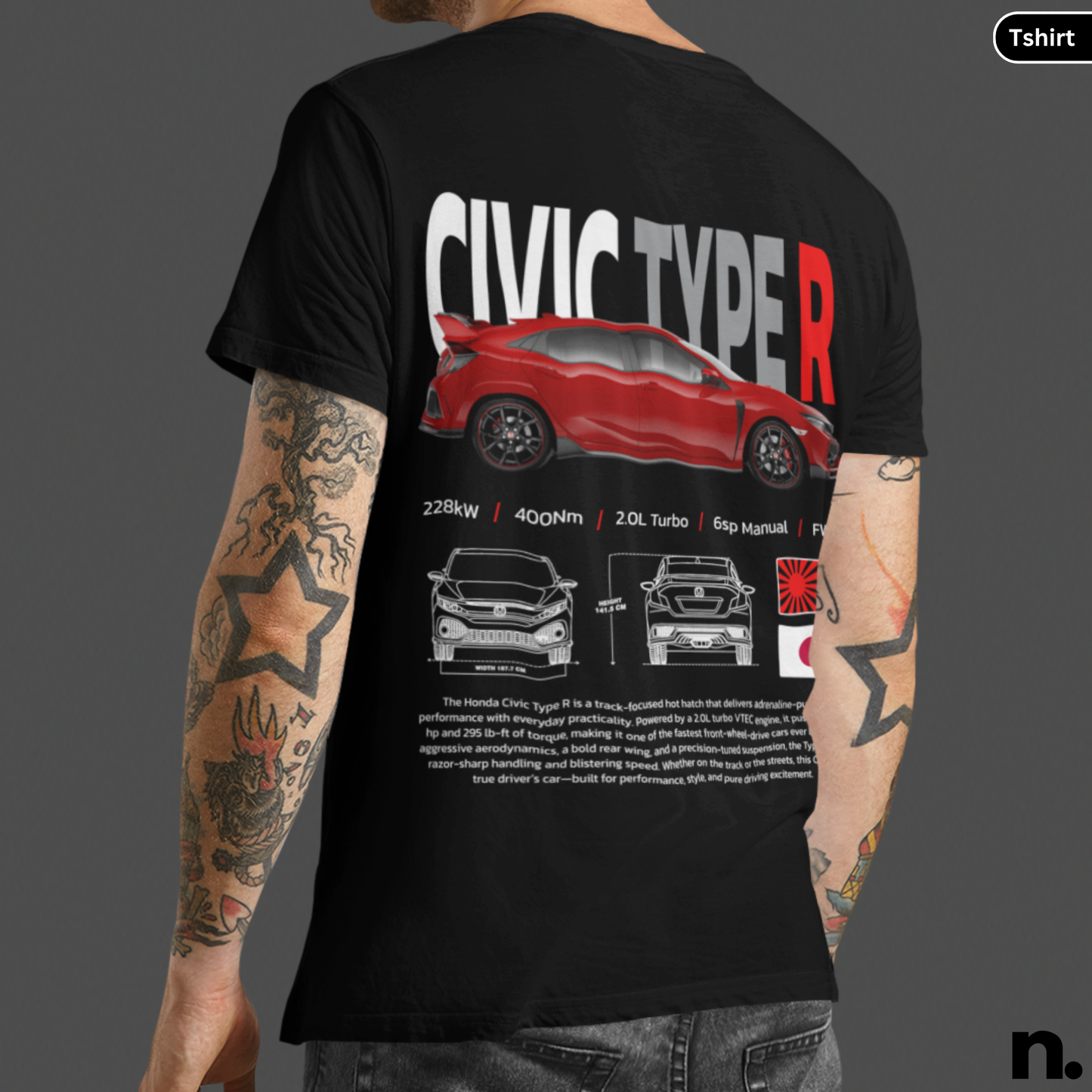 Civic Type R Poster Style T-Shirt
