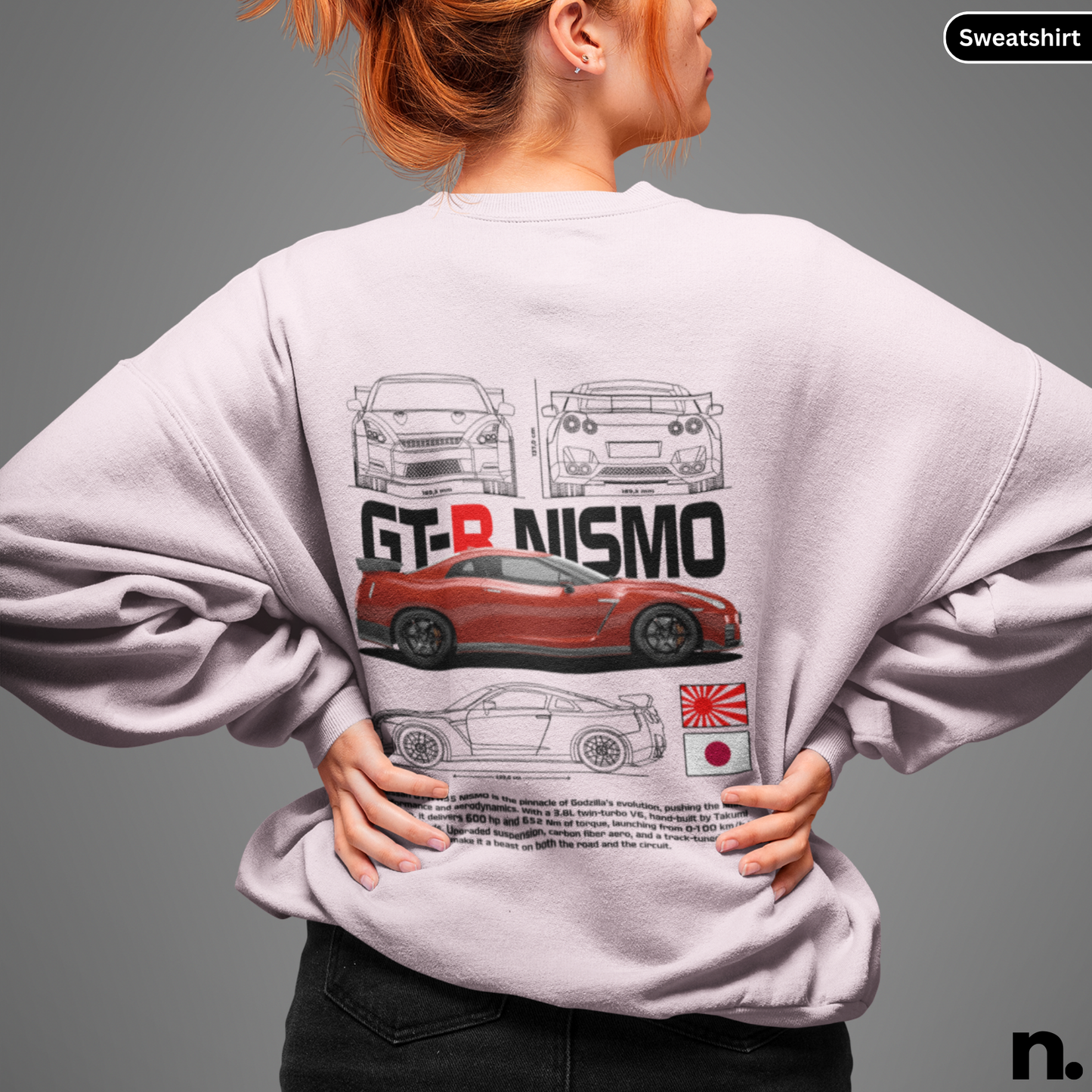 GTR Nismo Poster Style Crewneck Sweatshirt