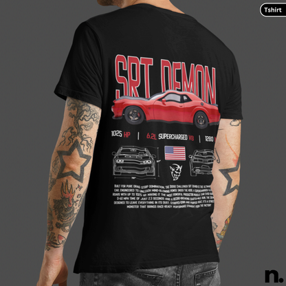 SRT Demon Poster Style T-Shirt