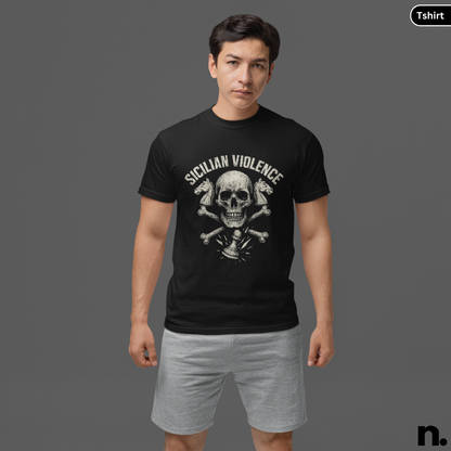 Sicilian Violence Chess Motivational Unisex Tee