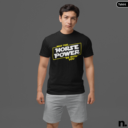 May The Horse Power Be With You Heavy Cotton Tee