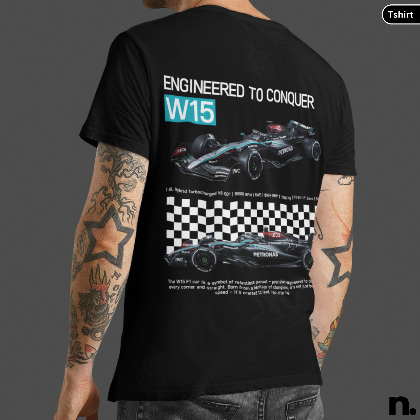 W15 AMG Poster Style T-shirt