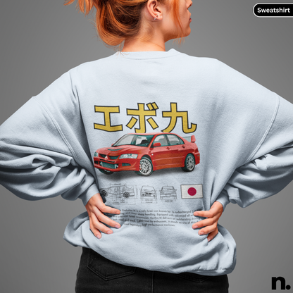 JDM Evo New Poster Style Sweatshirt