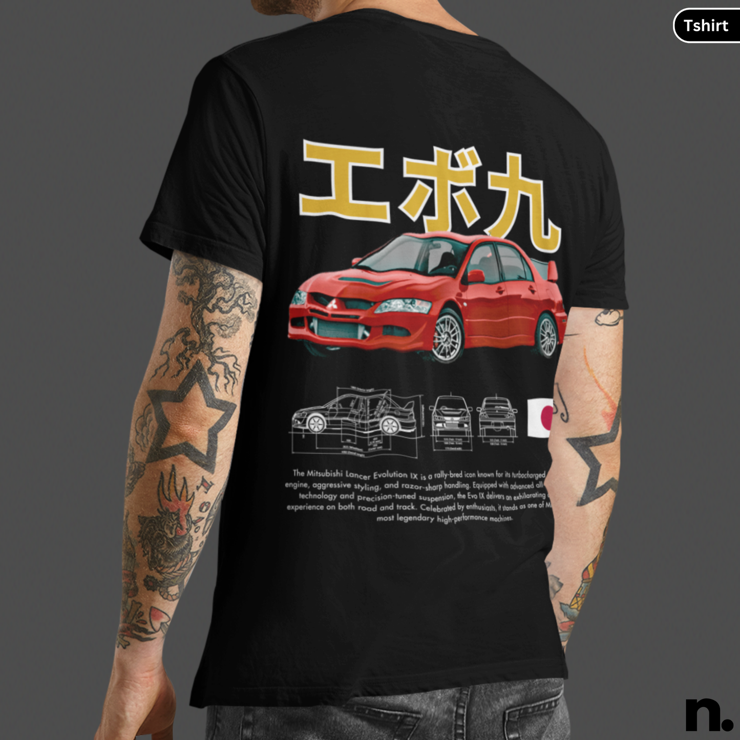 JDM Evo Poster Style T-shirt