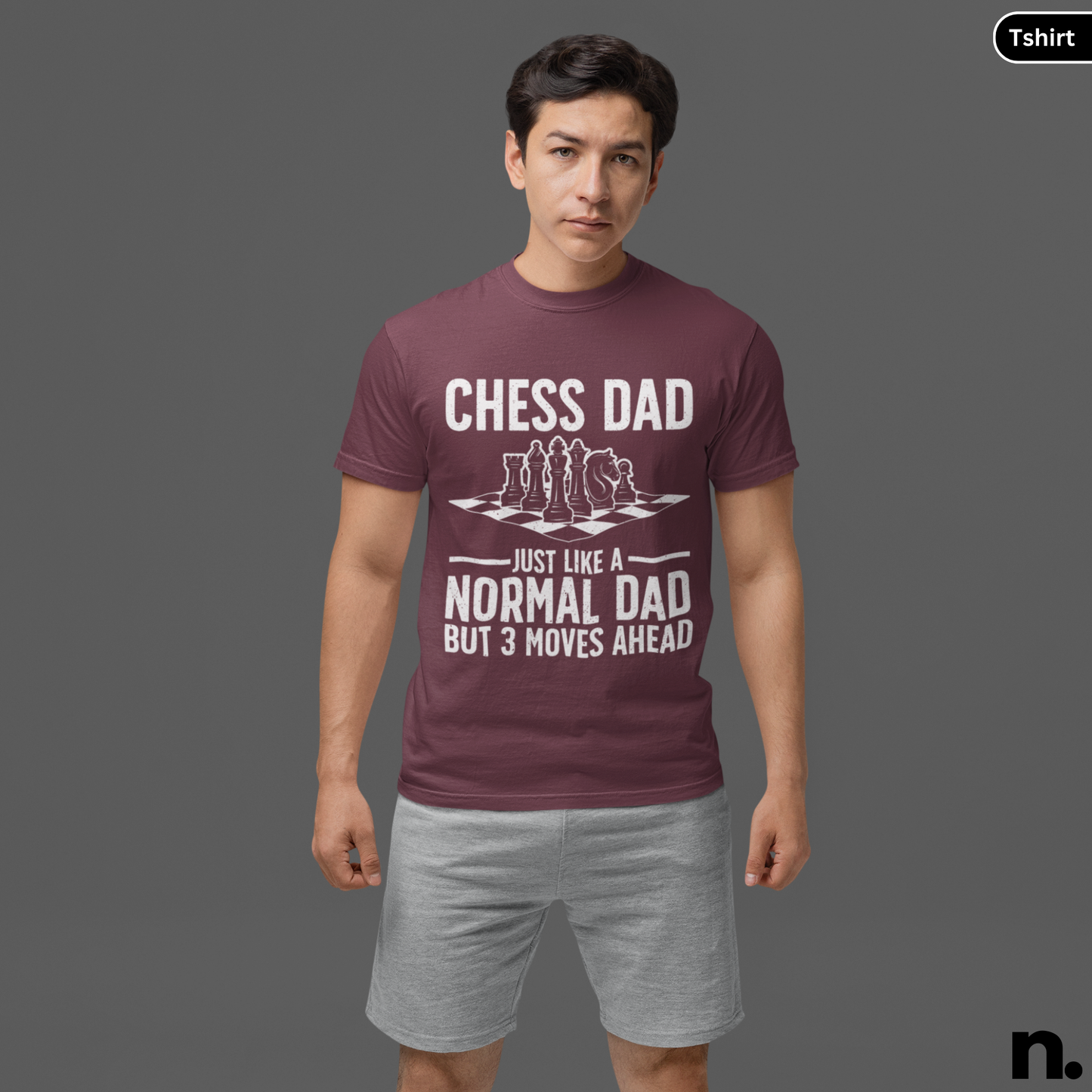 Chess Dad Motivational Unisex Tee
