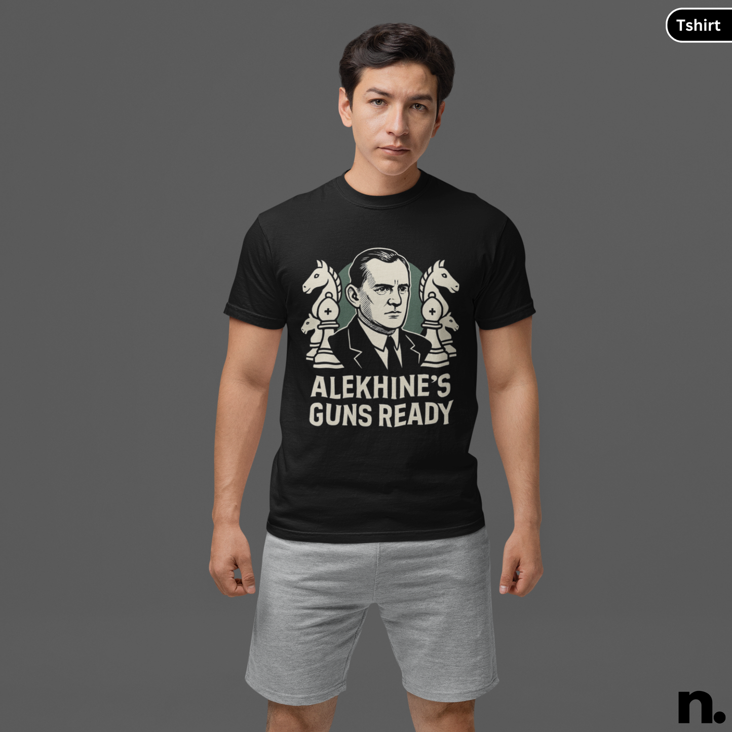 Alekhine Chess Legend Inspired Unisex Tee