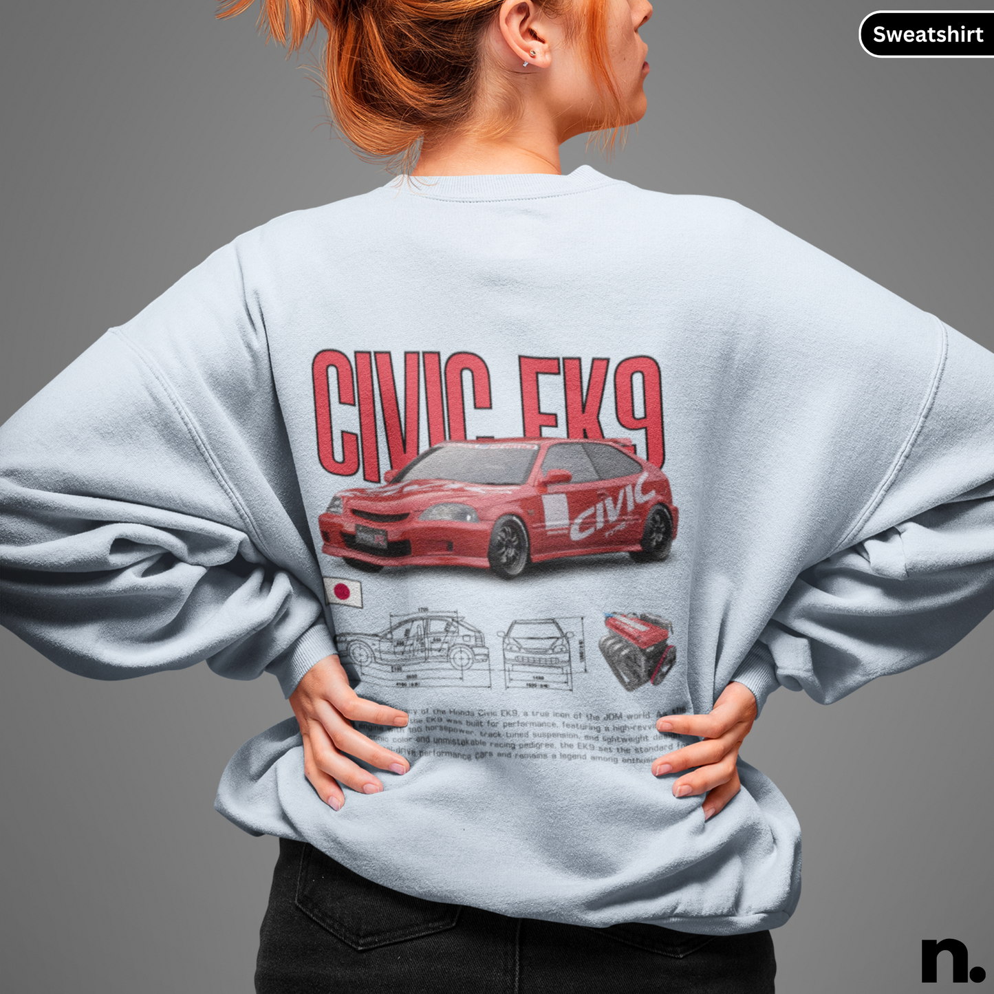 Ek9 Poster Style Sweatshirt
