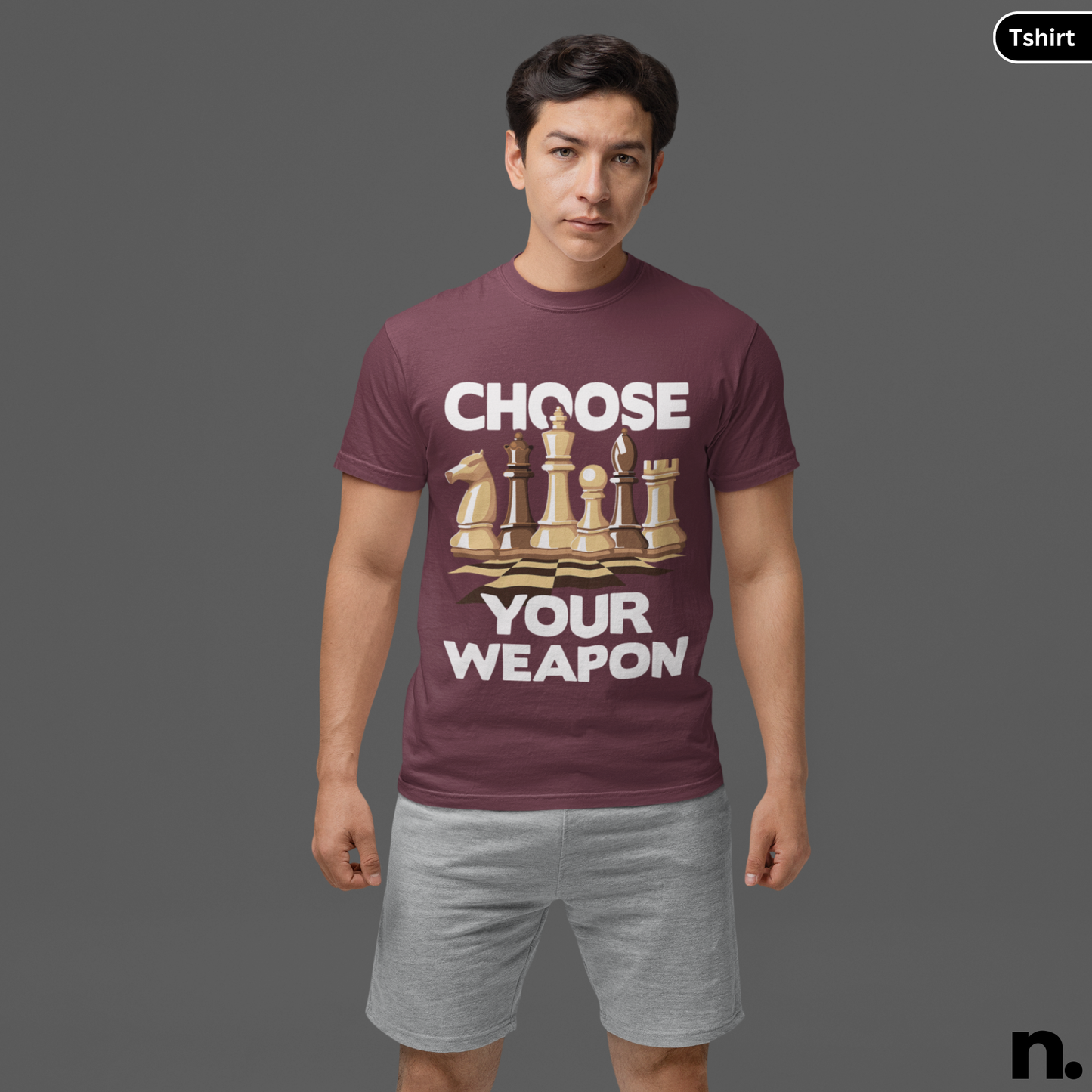 Choose Your Weapon Chess Lovers Unisex Tee