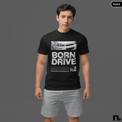 Graphic Tee - Born To Drive R34 Unisex Softstyle T-Shirt