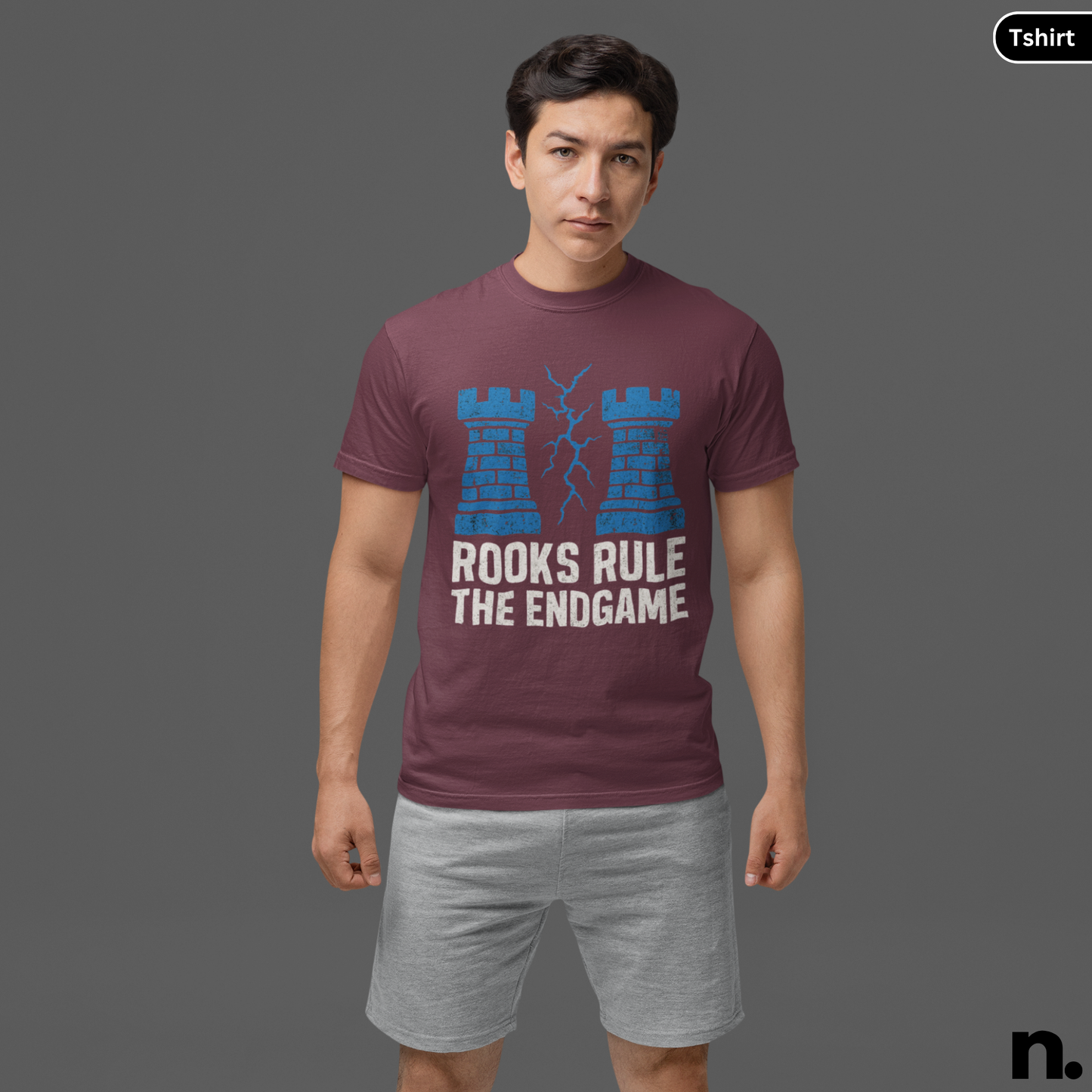 Rooks Endgame Chess Inspired Unisex Tee