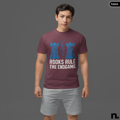 Rooks Endgame Chess Inspired Unisex Tee