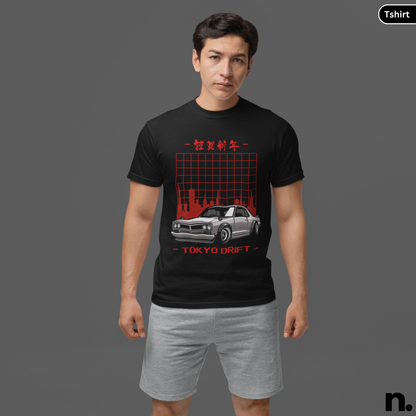 JDM Tokyo Drift Skyline T-Shirt