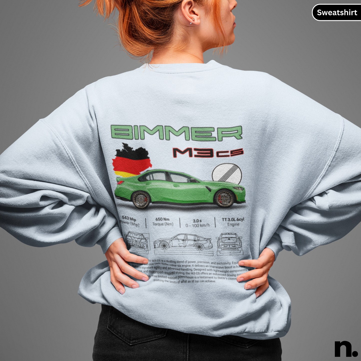 New M3CS Poster Style Sweatshirt