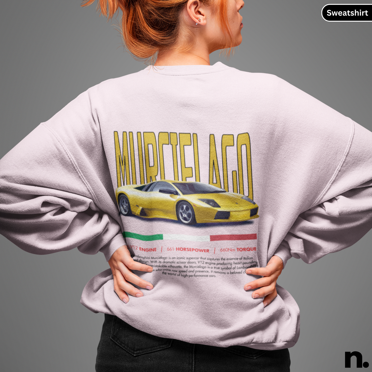 Lambo Murci Poster Style Sweatshirt