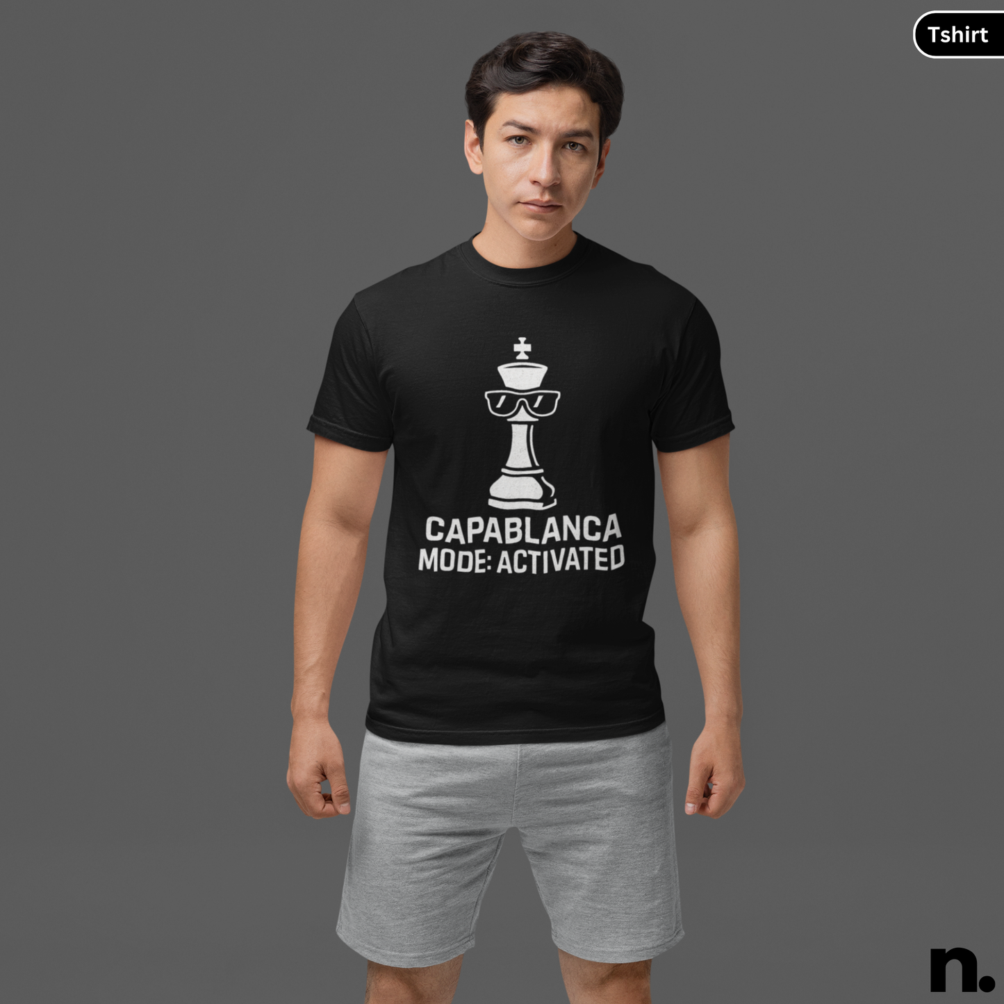 Capablanca Mode Activated Chess Inspired Unisex Tee