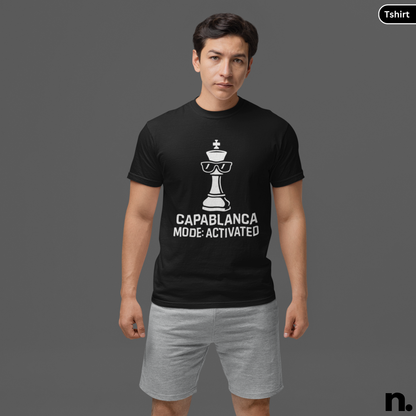 Capablanca Mode Activated Chess Inspired Unisex Tee