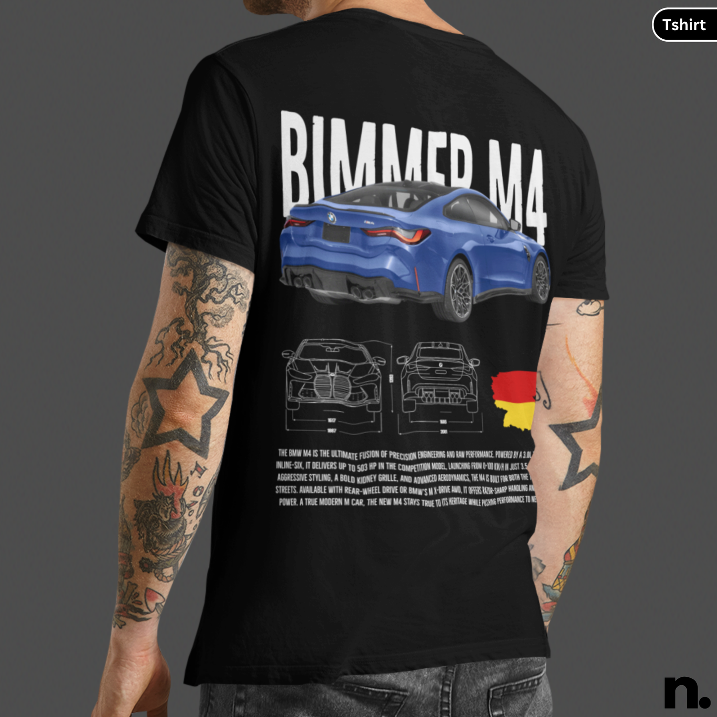 Bimmer M4 Poster Style T-Shirt