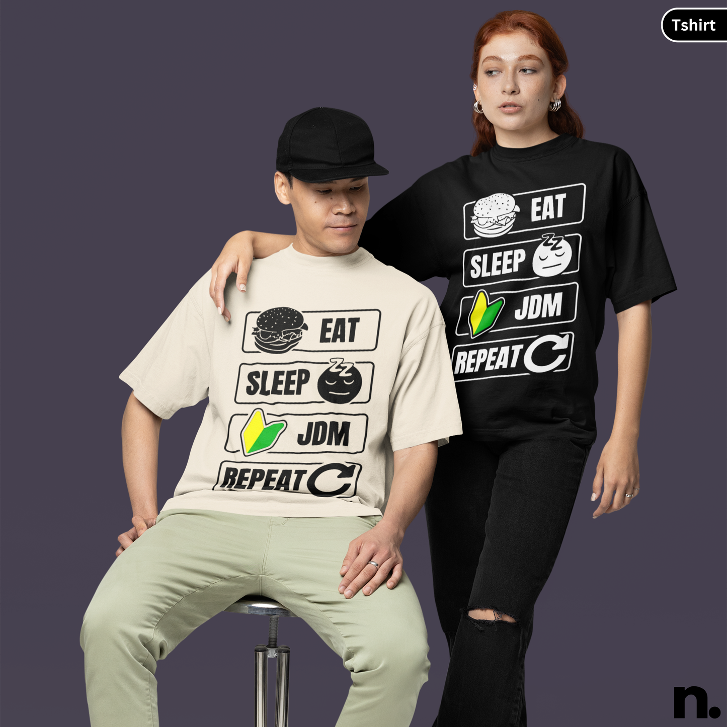 Eat Sleep JDM Unisex Heavy Cotton Tee