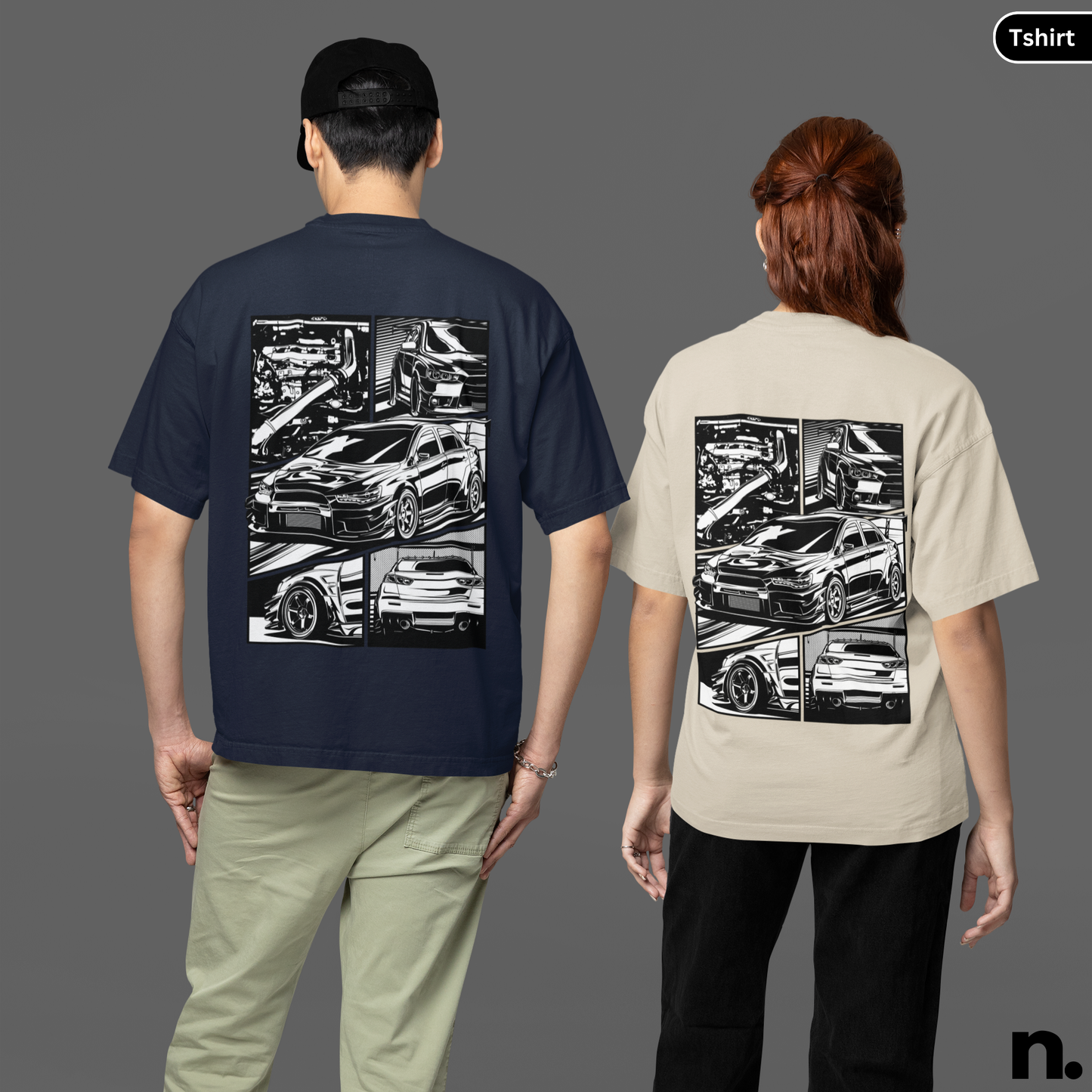 Evo X Illustration Poster Style Tee