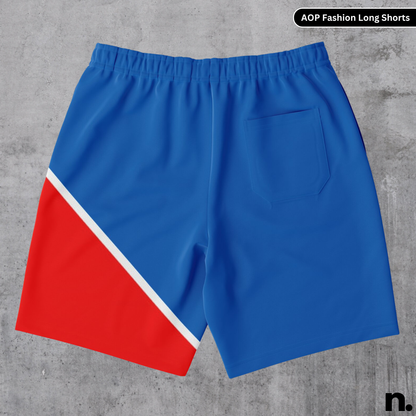 Alpine F1 Inspired Long Shorts